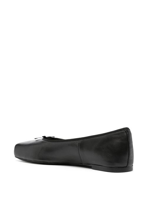 Black calf leather square ballerina Alexander Wang | 30124F037001